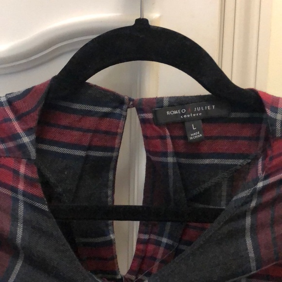 Plaid shirt red and blue - Picture 2 of 4